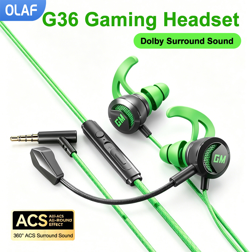 Esports Gaming Phone - Fones de ouvido com fio tipo