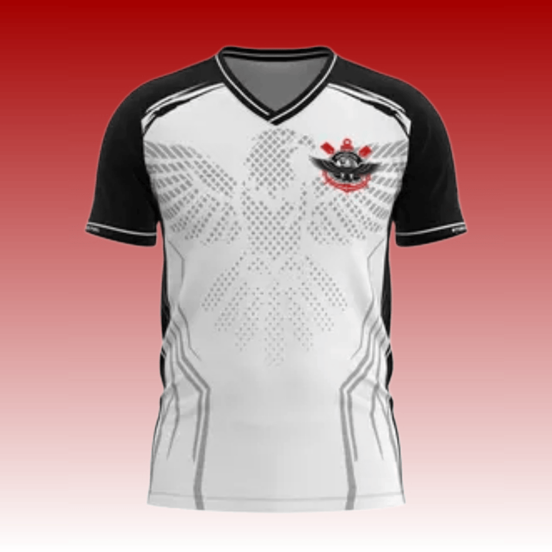 Esports Gaming Sleeve - Camisa de E-Sports com Padrão de