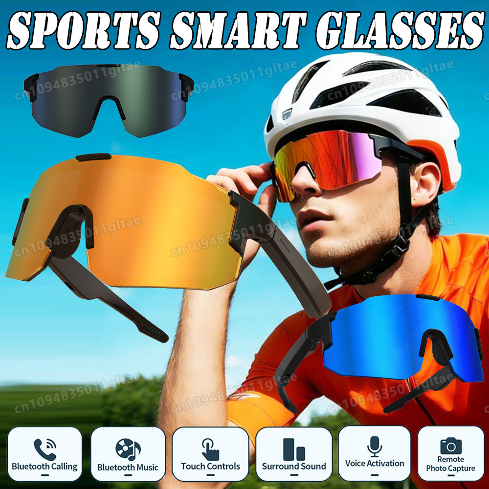 Esports Gaming Pk - Óculos Inteligentes para Ciclismo com Câmera,
