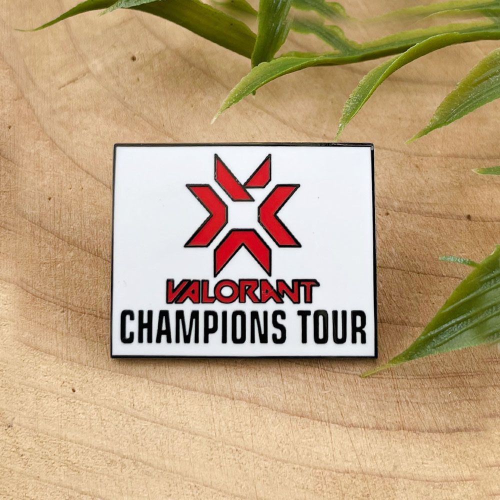 Esports Gaming Events - Valorant Champions Tour Logo Pin International