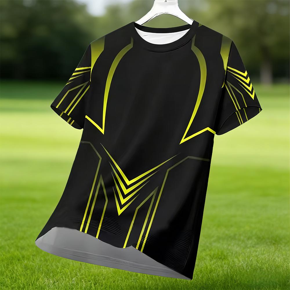 Esports Gaming Sleeve - Impressão de geometria 3D dos homens