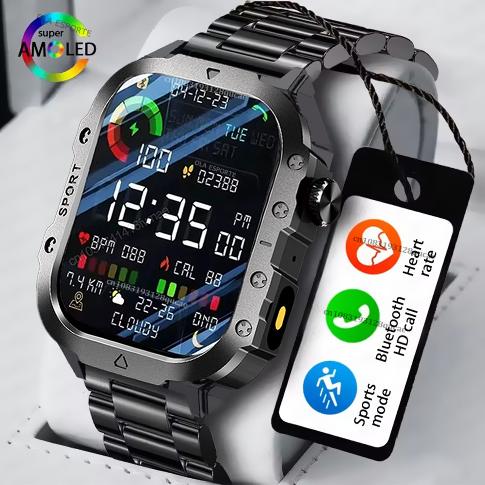Phase Esports & Gaming Festival - Smartwatch 2026 para Homens com Chamada