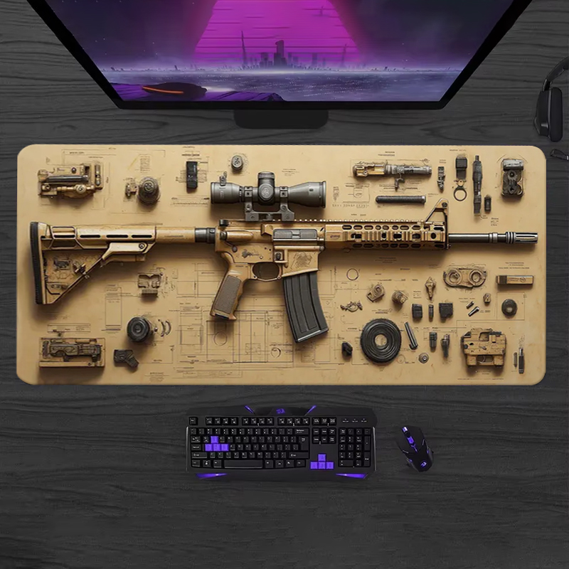 Tapete de Rato Gaming Grande e - Esports Gaming Desk avaliação e preço