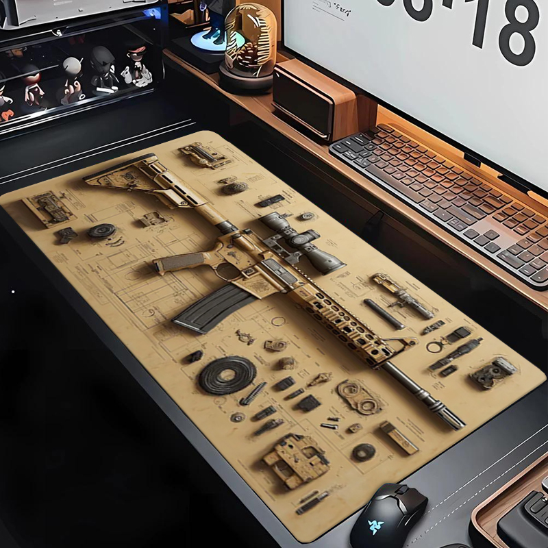Tapete de Rato Gaming Grande e - Esports Gaming Desk avaliação e preço