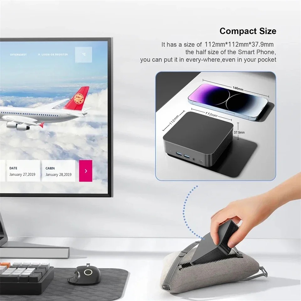 NOVO MINI PC Computador Intel  - Esports Gaming Sleeve avaliação e preço