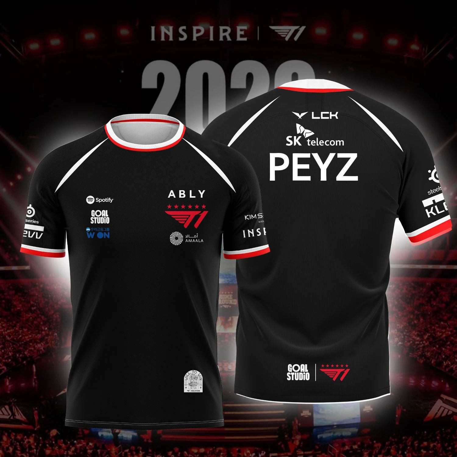 NOVA CAMISA OFICIAL T1 ESPORTS - Esports Gaming Sleeve avaliação e preço