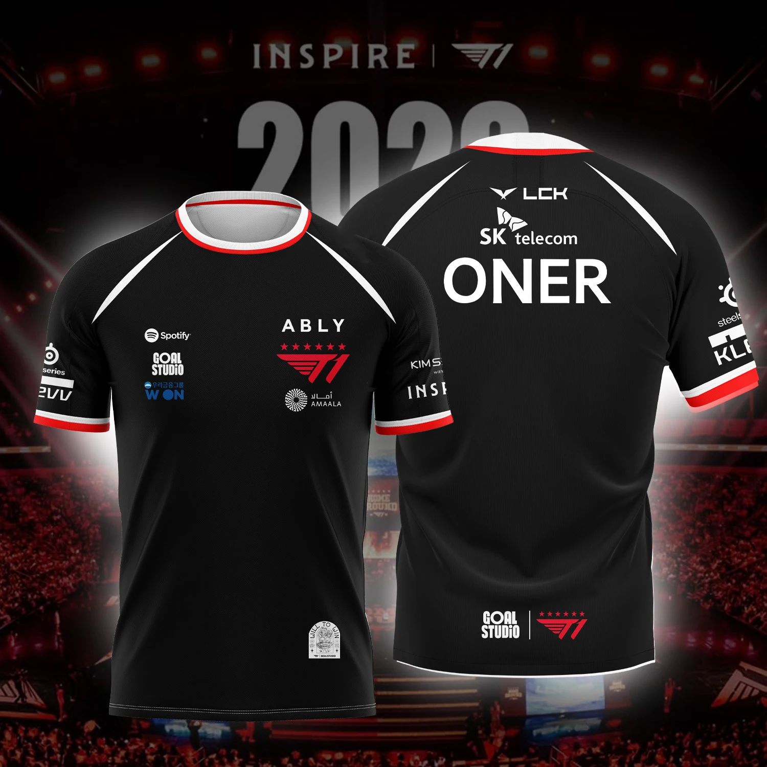 NOVA CAMISA OFICIAL T1 ESPORTS - Esports Gaming Sleeve avaliação e preço