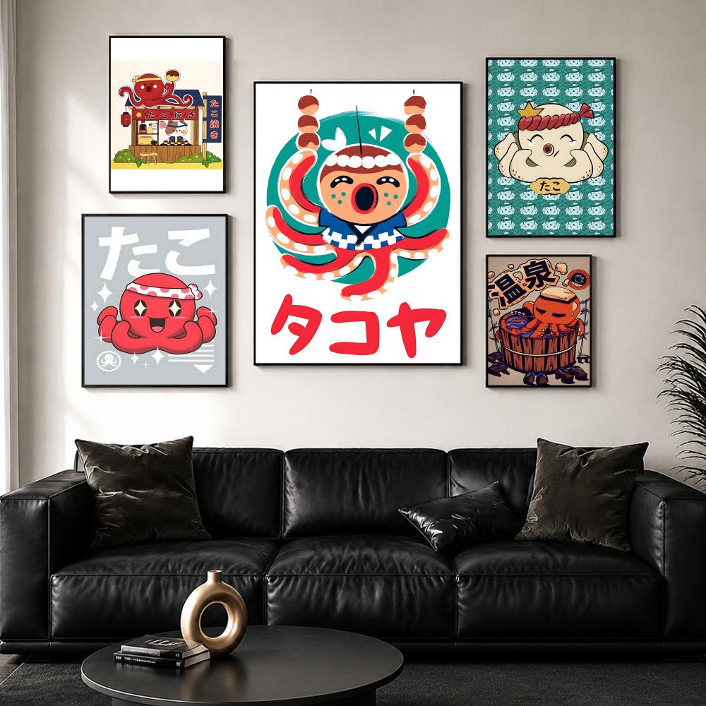 Pôster fofo de takoyaki, pôste - Esports Gaming Wallpaper avaliação e preço