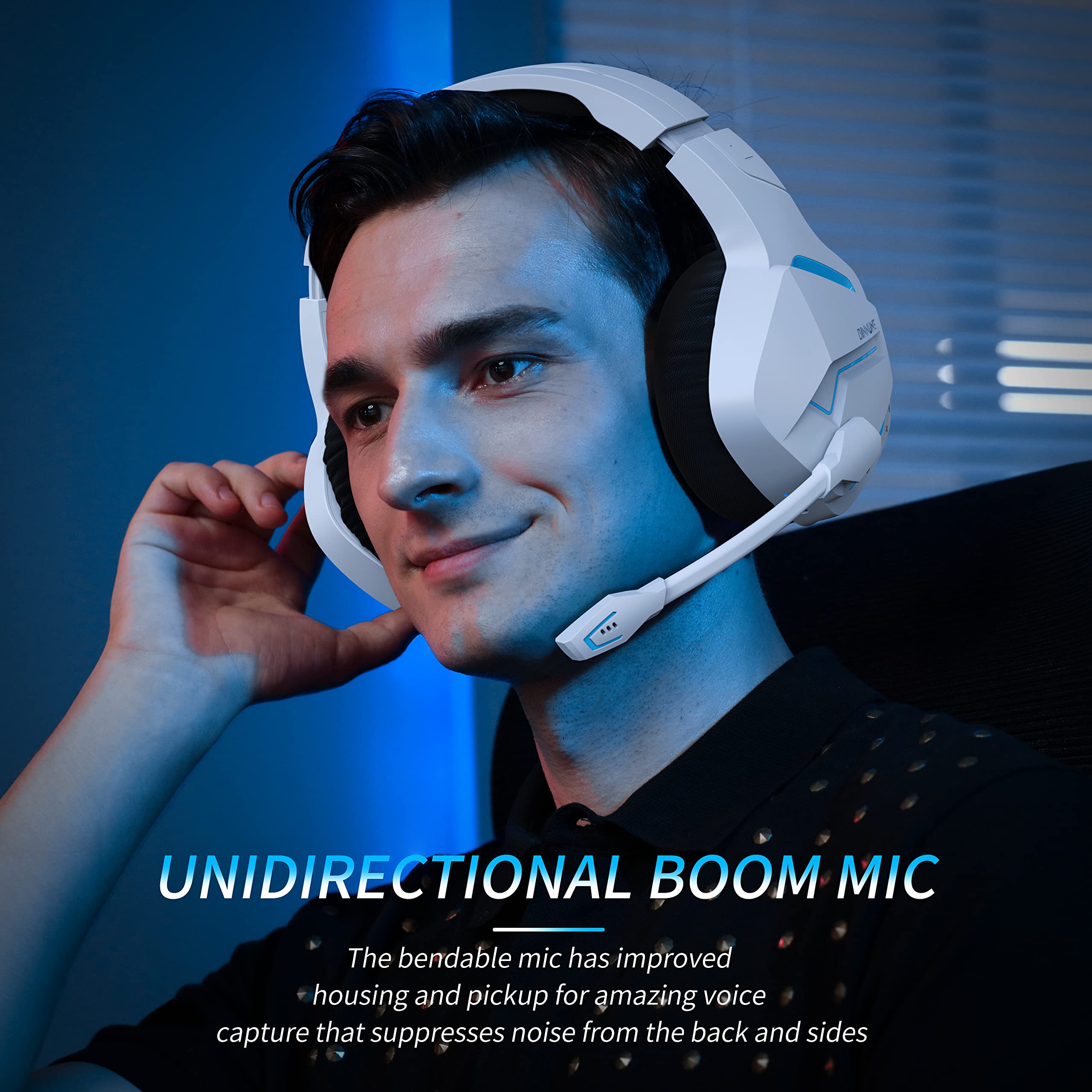 BINNUNE-Auscultadores Sem Fio  - Esports Gaming Headphones avaliação e preço