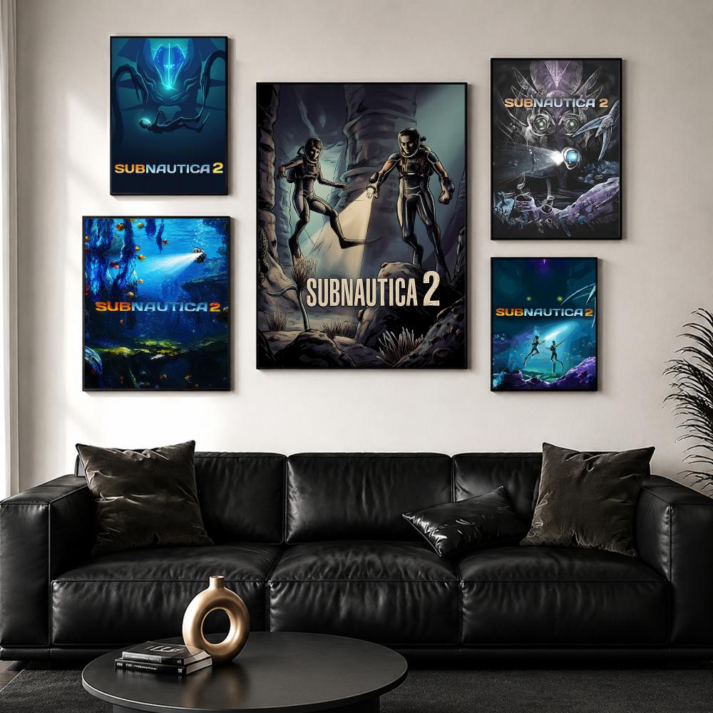 S-SubnauticaS 2 Poster HD Deco - Esports Gaming Wallpaper avaliação e preço