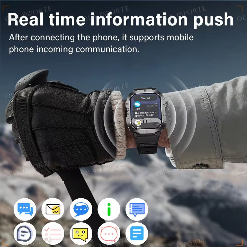 Novo Smartwatch Militar 2026 p - Phase Esports & Gaming Festival avaliação e preço