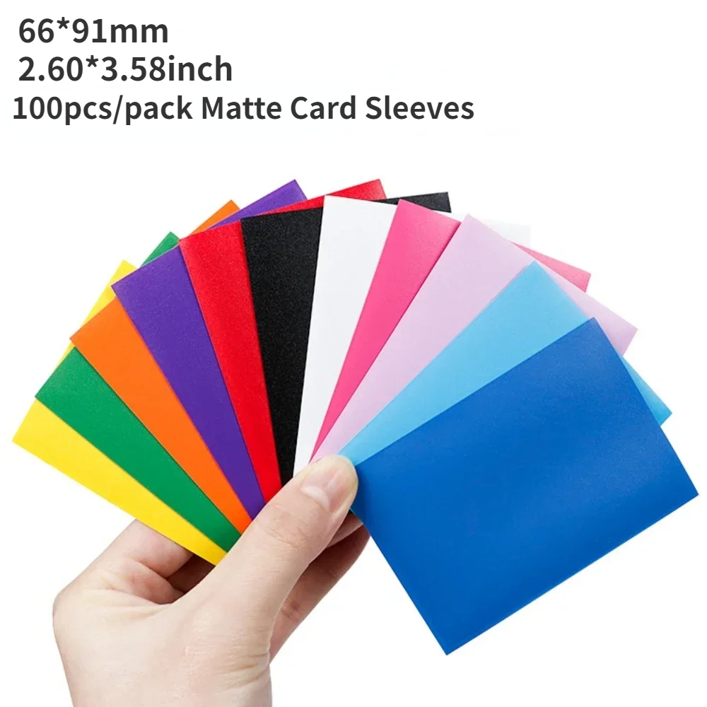 100 peças 66x91mm mangas de ca - Esports Gaming Sleeve avaliação e preço