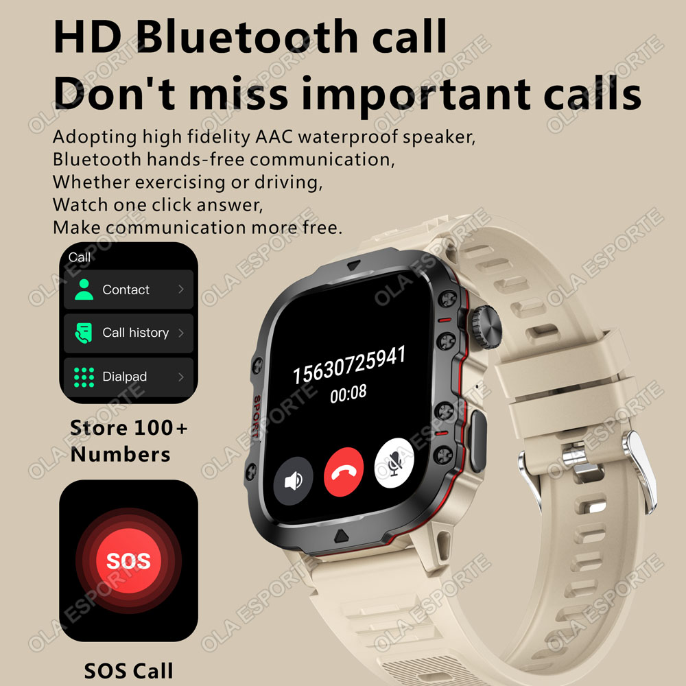 Smartwatch Militar 2026 com GP - Phase Esports & Gaming Festival avaliação e preço