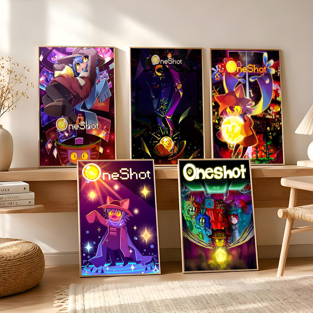 Puzzle Game O-OneShotS Poster  - Esports Gaming Wallpaper avaliação e preço