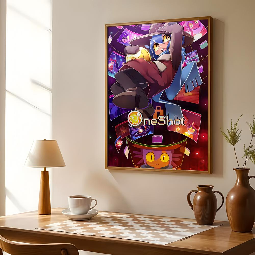 Puzzle Game O-OneShotS Poster  - Esports Gaming Wallpaper avaliação e preço
