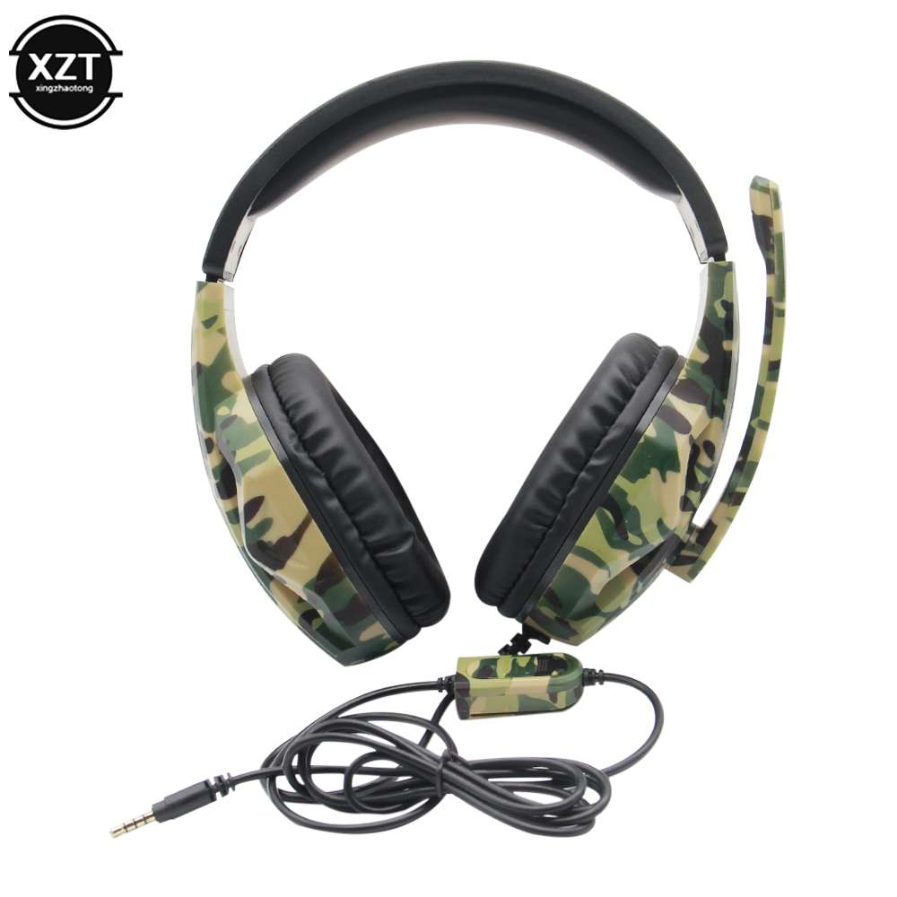 Camuflagem gaming headset 3.5m - Esports Gaming Headphones avaliação e preço