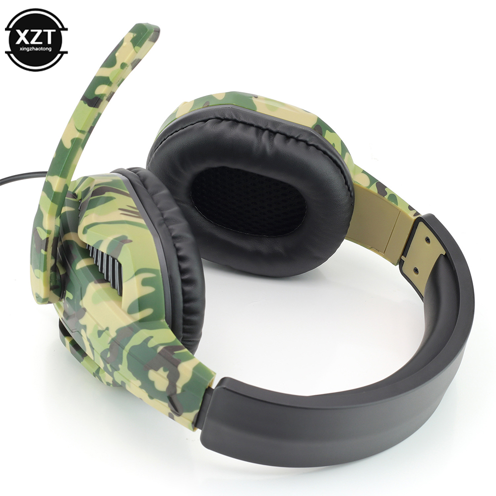 Camuflagem gaming headset 3.5m - Esports Gaming Headphones avaliação e preço