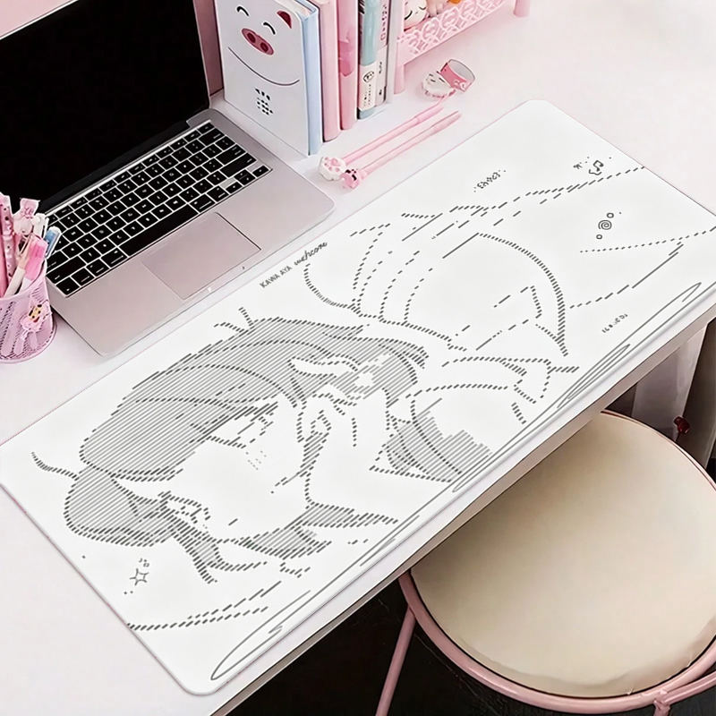 1Pç Mouse Pad de Couro Anime A - Esports Gaming Desk avaliação e preço