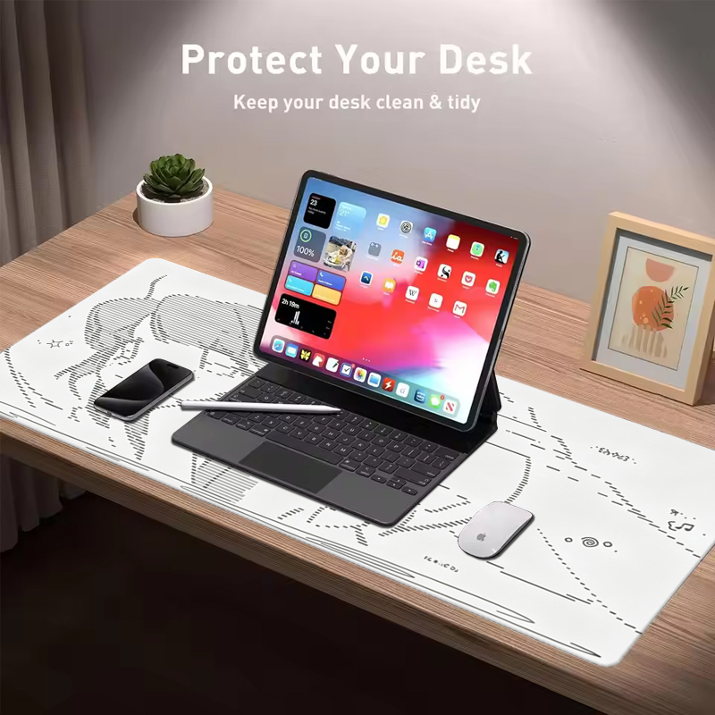 1Pç Mouse Pad de Couro Anime A - Esports Gaming Desk avaliação e preço