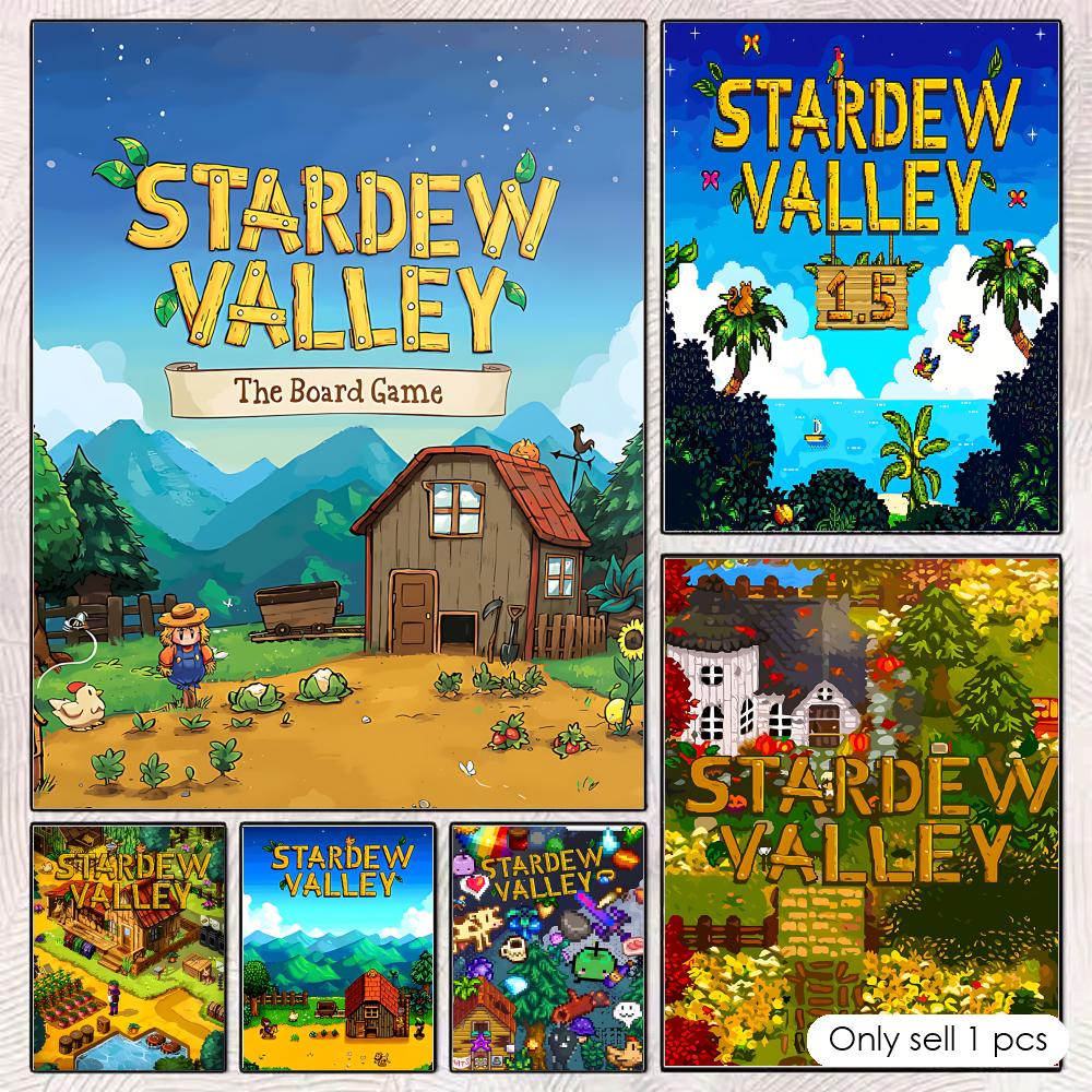 Pôster S-Stardew V-ValleyS HD  - Esports Gaming Wallpaper avaliação e preço