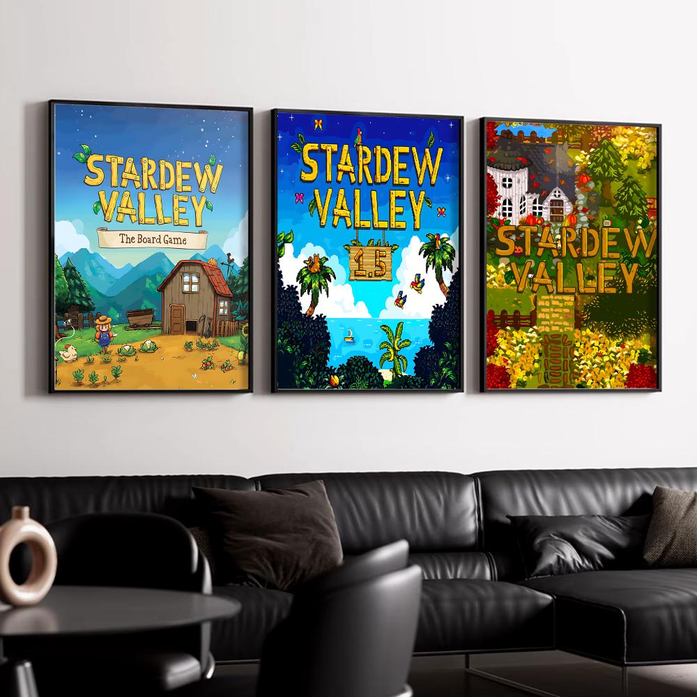Pôster S-Stardew V-ValleyS HD  - Esports Gaming Wallpaper avaliação e preço