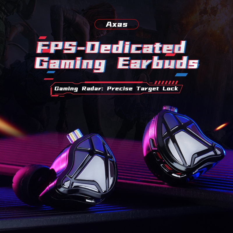    Fones de Ouvido KZ Axas FP - Esports Gaming Phone avaliação e preço